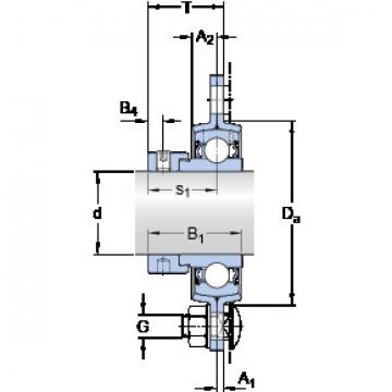 підшипник PF 3/4 FM SKF