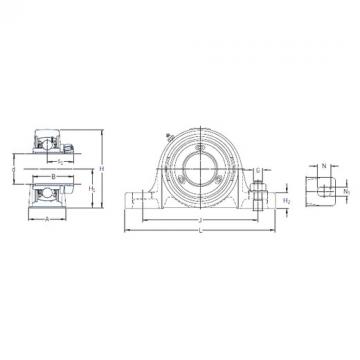 підшипник SY 1.11/16 PF/AH SKF