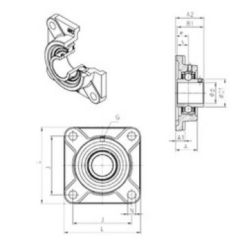 підшипник UCF312 SNR