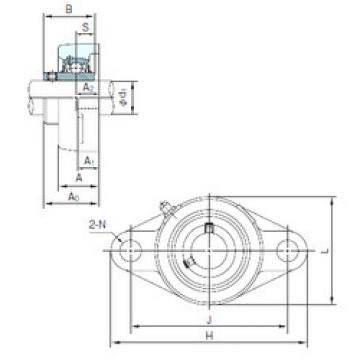 підшипник UCFL318 NACHI