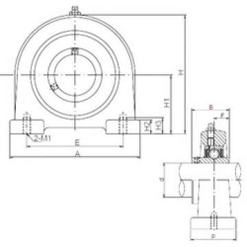 підшипник UCPA207 ISO