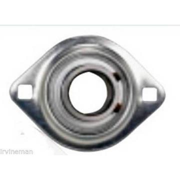 FHPFLZ202-15mm Bearing Flange Pressed Steel 2 Bolt 15mm Ball Bearings Rolling