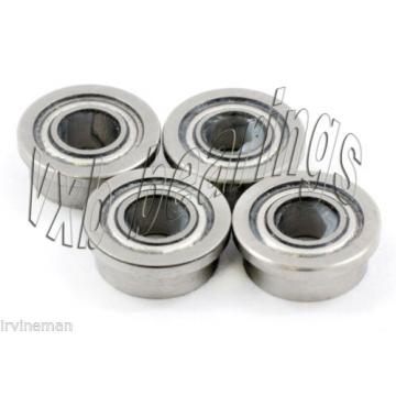 Slot Car 1/8&#034; Axle Flanged Ceramic Bearing 4 Bearings