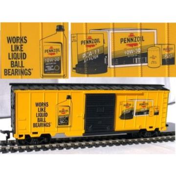 HO SCALE MODEL POWER PENNZOIL OIL WORKS LIKE LIQUID BALL BEARINGS BOX CAR