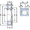 підшипник 71908 ACE/HCP4AL SKF #1 small image