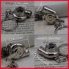 Spinning Turbo Charger Keychain Car Turbine Sleeve Bearing Chain Keyring Keyfob #2 small image