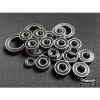 (Black)Rubber Sealed Ball Bearing Set KYOSHO 1:10 TF-6 TOURING CAR 16pcs SDA #5 small image