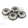 4 Slot Car Flange Bearing 1/8&#034;x 1/4&#034;inch Hybrid Ceramic ABEC-7 P4 Top Quality #1 small image