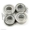 4 Slot Car Flange Bearing 1/8&#034;x 1/4&#034;inch Hybrid Ceramic ABEC-7 P4 Top Quality #4 small image