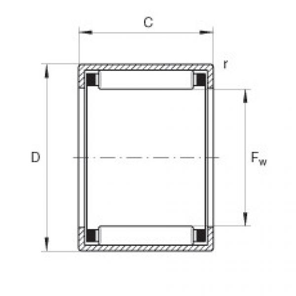 підшипник HK1516 INA #1 image