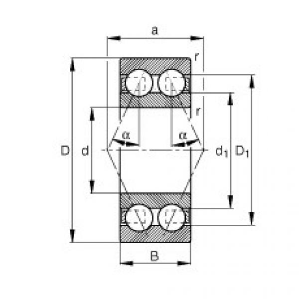 підшипник 3806-B-TVH FAG #1 image