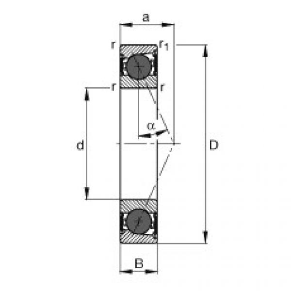 підшипник HCB7010-E-2RSD-T-P4S FAG #1 image