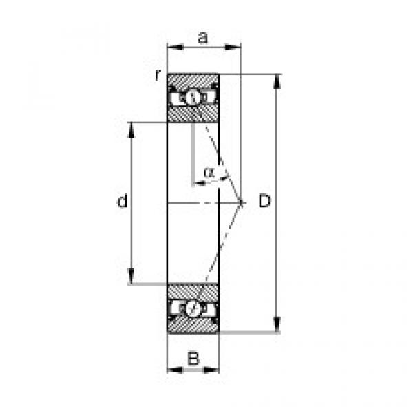 підшипник HSS71910-E-T-P4S FAG #1 image