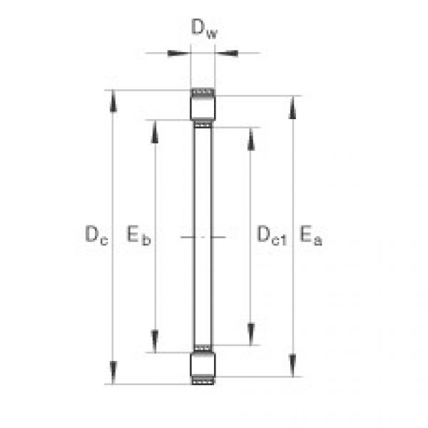 підшипник K81136-M INA #1 image