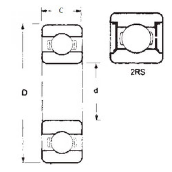 підшипник 1640-2RS FBJ #1 image