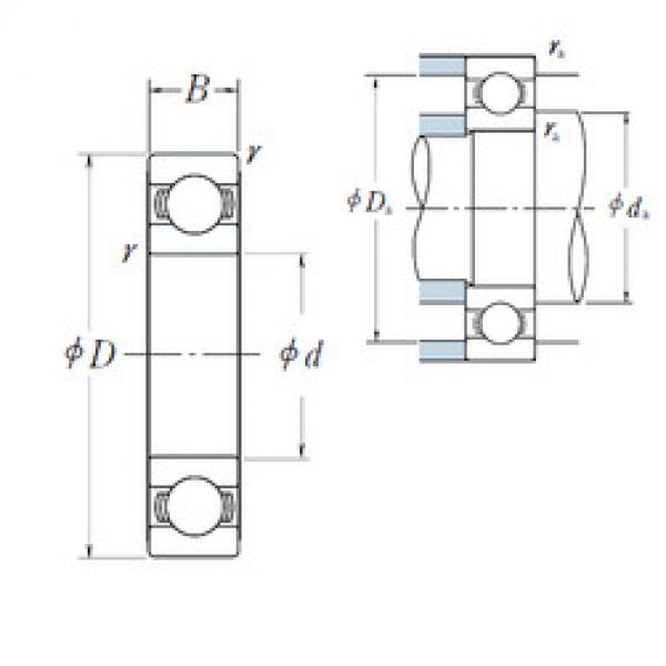 підшипник 6306 NSK #1 image