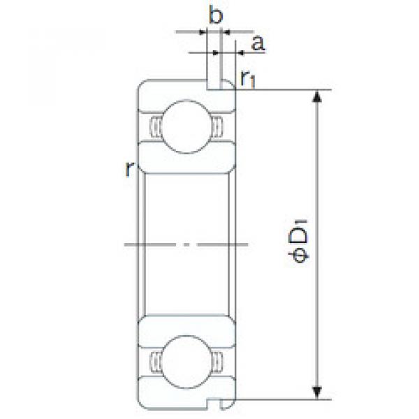 підшипник 6821N NACHI #1 image