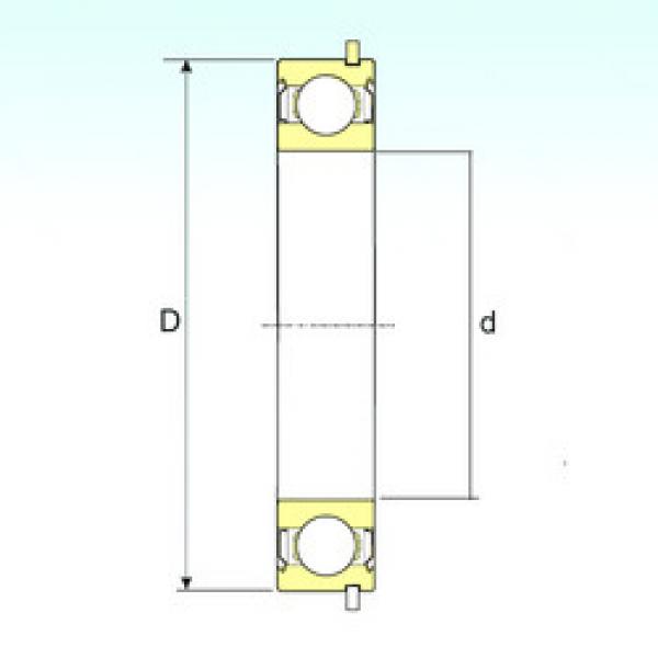 підшипник 6005-ZZNR ISB #1 image