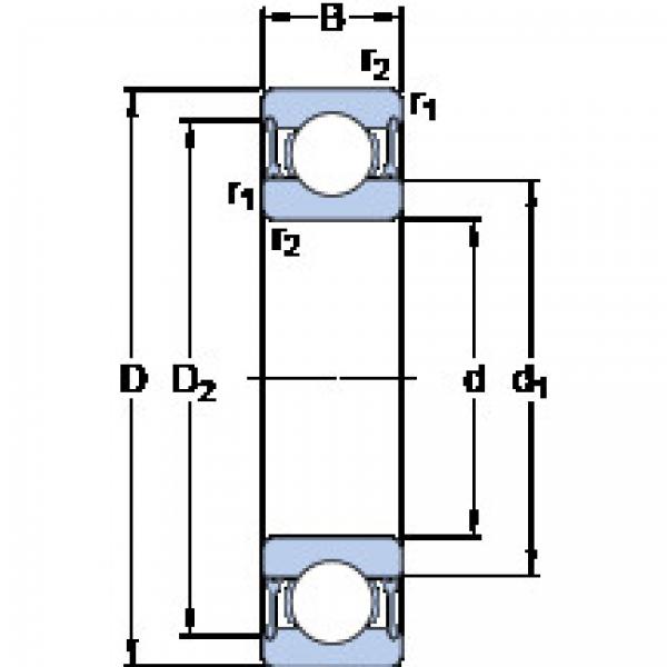 підшипник 61820-2RZ SKF #1 image