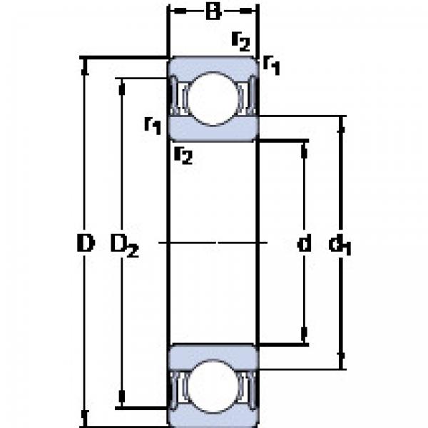 підшипник 63006-2RS1 SKF #1 image