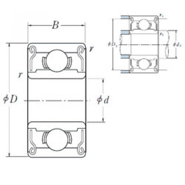 підшипник 628ZZ ISO #1 image