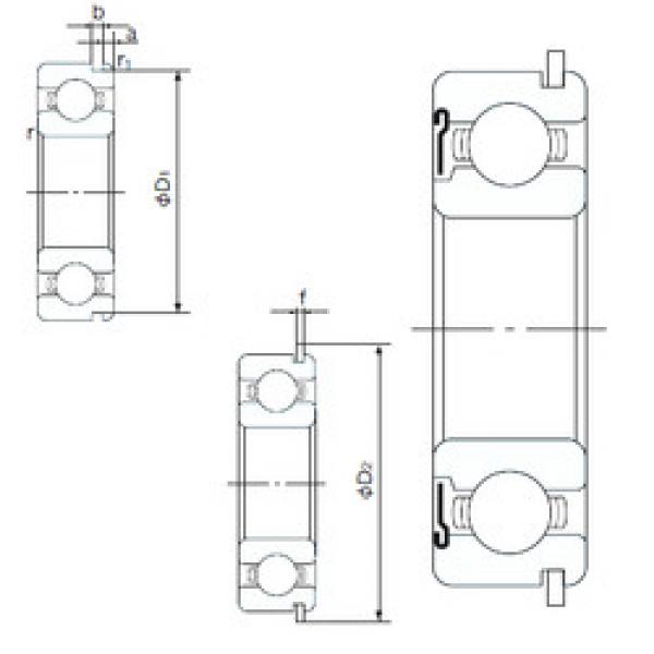 підшипник 6816ZNR NACHI #1 image