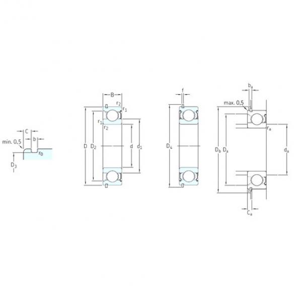 підшипник 6308-ZNR SKF #1 image