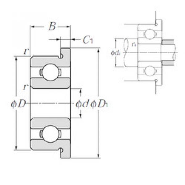 підшипник FL606 NTN #1 image