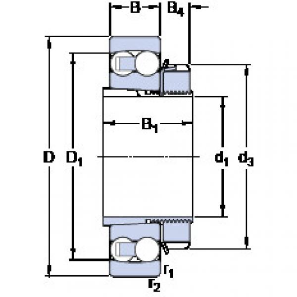 підшипник 1216 K + H 216 SKF #1 image