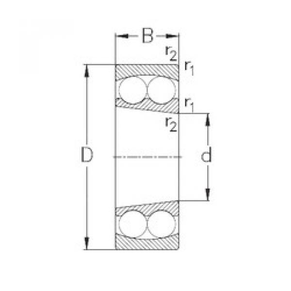 підшипник 1309-K NKE #1 image