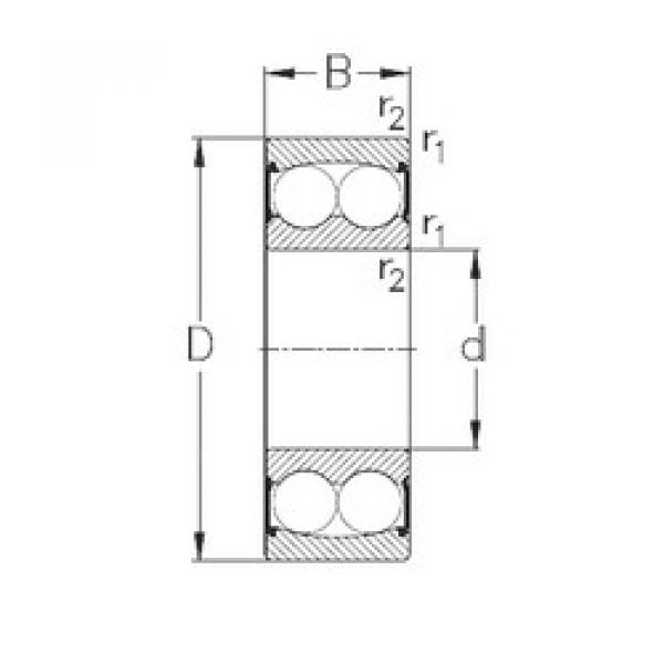 підшипник 2207-2RS NKE #1 image