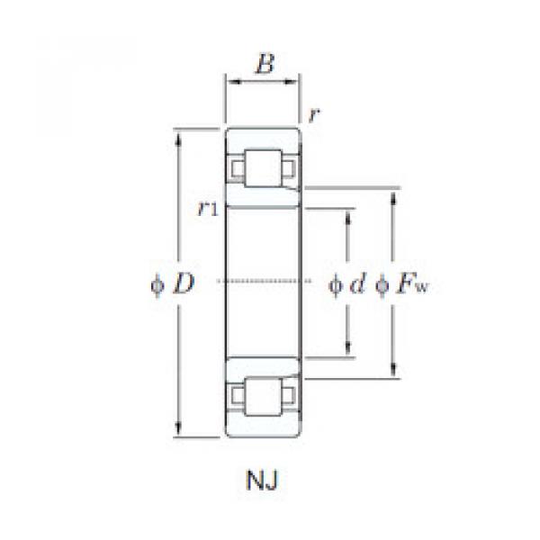 підшипник NJ206R KOYO #1 image