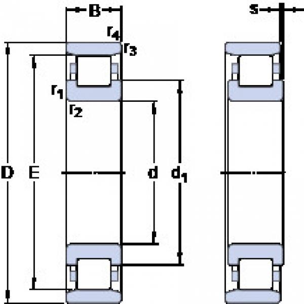 підшипник N 319 ECP SKF #1 image