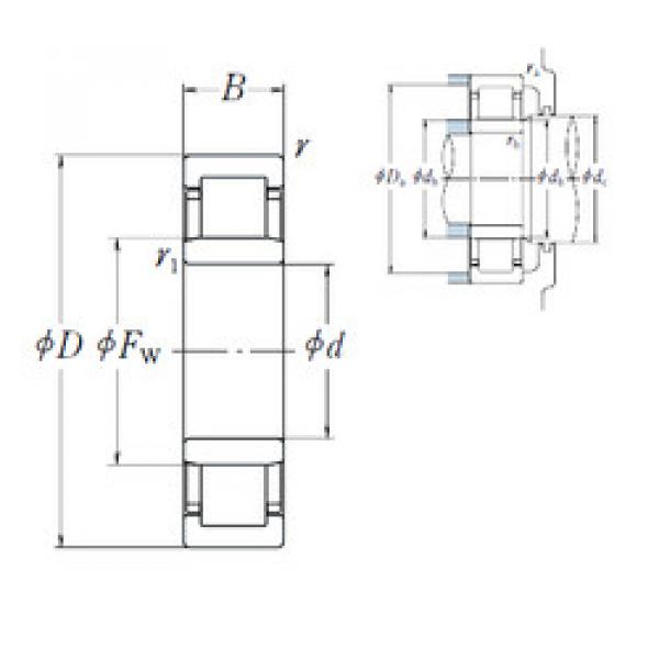 підшипник NU 213 EW NSK #1 image