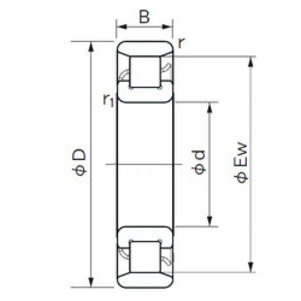 підшипник N 1015 NACHI #1 image