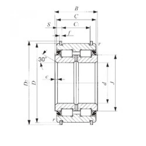 підшипник NAS 5048UUNR IKO #1 image