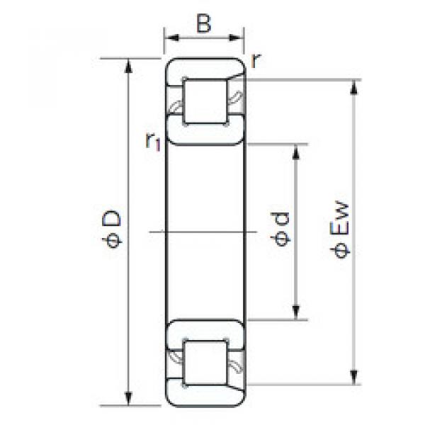 підшипник NF 232 NACHI #1 image