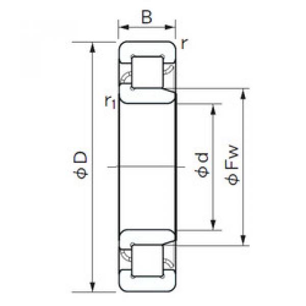 підшипник NJ 212 E NACHI #1 image