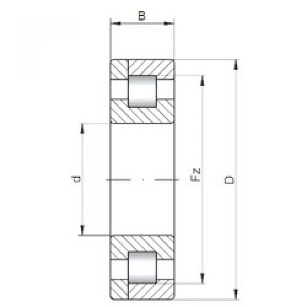 підшипник NP214 E CX #1 image