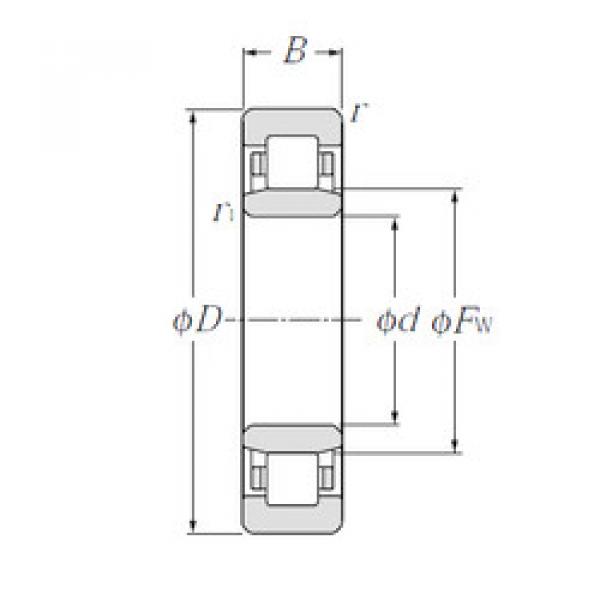 підшипник NU2210E NTN #1 image