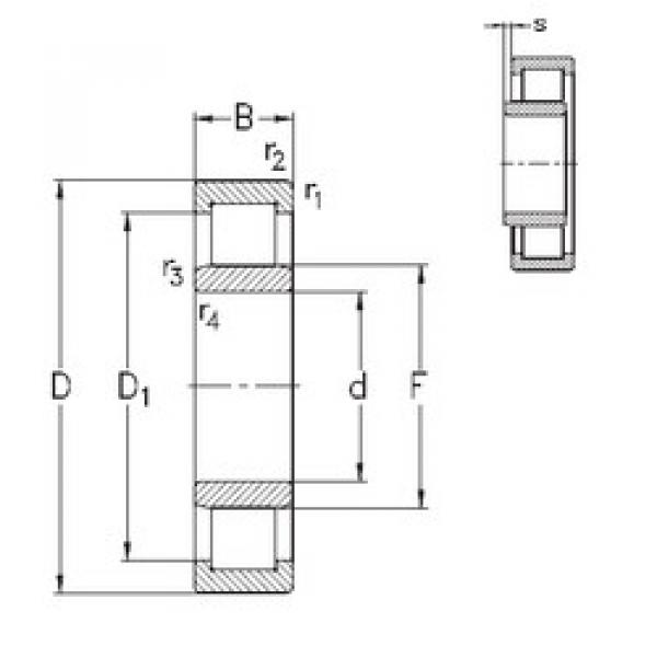 підшипник NU1048-E-M6 NKE #1 image