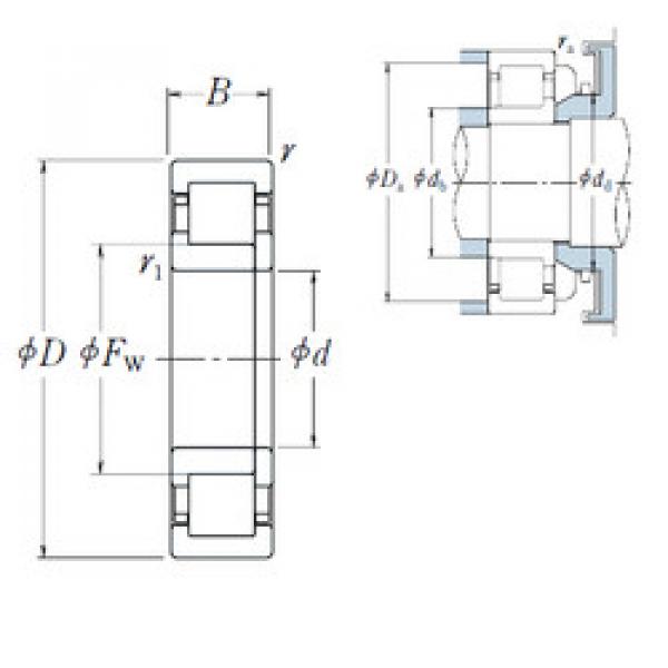 підшипник NUP 319 NSK #1 image