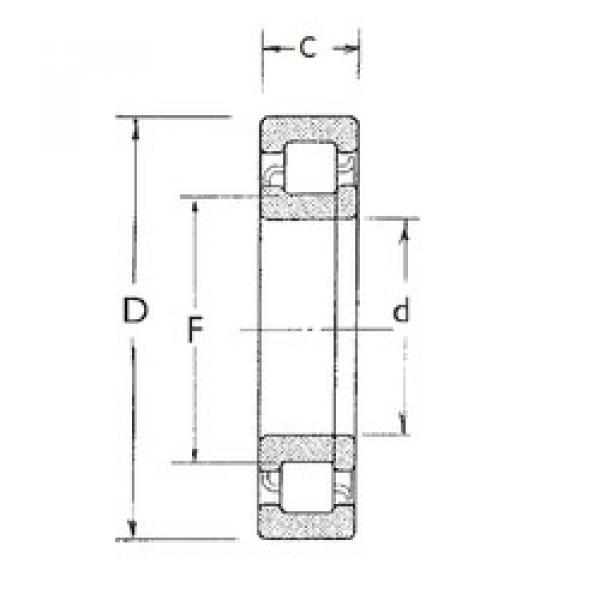 підшипник NUP211 FBJ #1 image