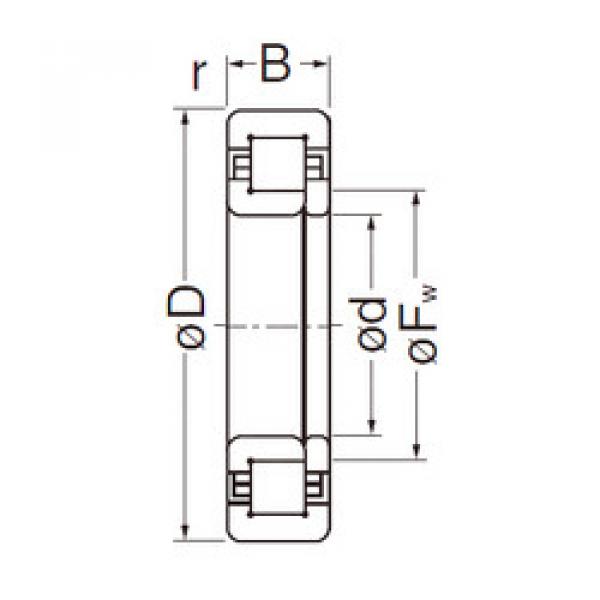 підшипник NUP308EG NACHI #1 image