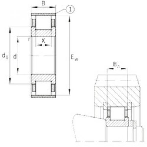 підшипник RN209-E-MPBX FAG #1 image