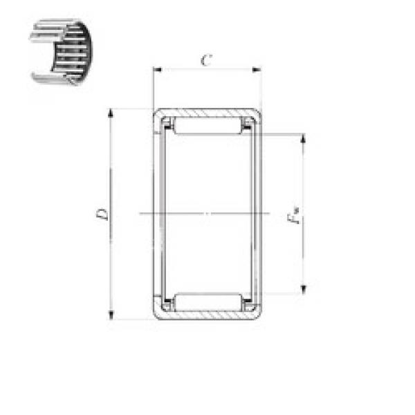 підшипник BA 3016 Z IKO #1 image