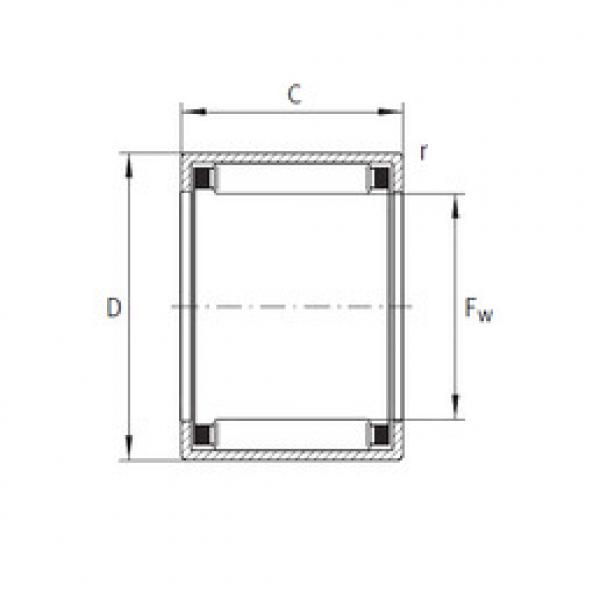 підшипник BK2538-ZW" INA #1 image