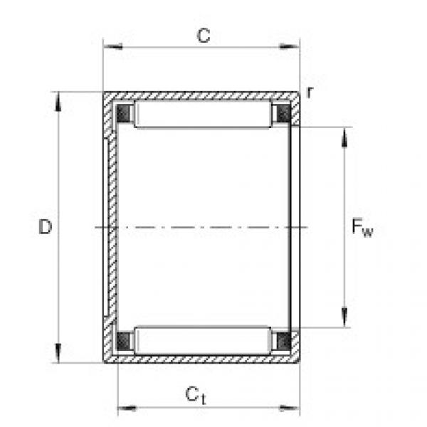 підшипник BK1412 INA #1 image