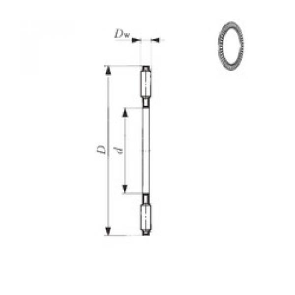 підшипник NTB 85110 IKO #1 image