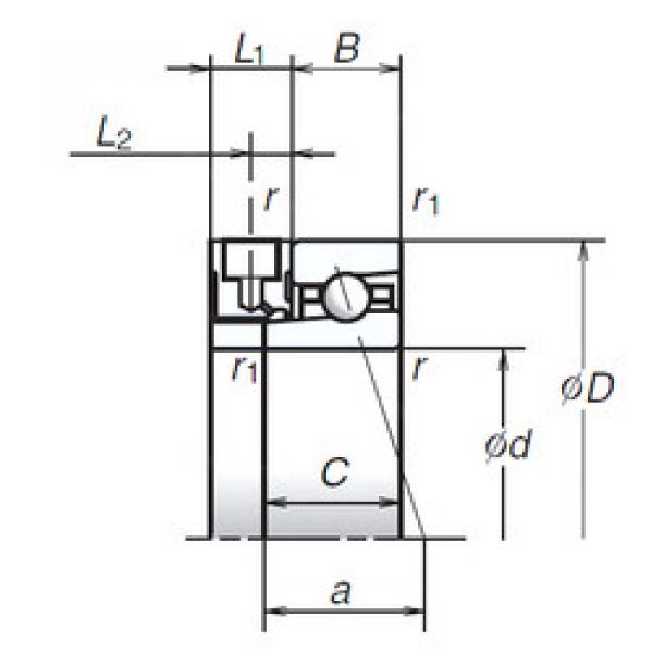 підшипник 75BER19XE NSK #1 image